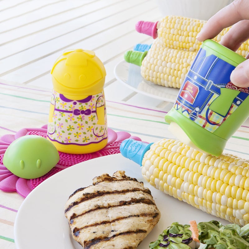 Talisman Designs Girl Keeper & Spreader | Fun & Functional in The Kitchen | Butter Girl for Corn on the Cob | Corn Butter, Spreader | Butter Stick Holder | Yellow - Image 5